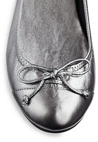 Thumbnail for your product : Cole Haan Tali Air Metallic Leather Bow Wedges