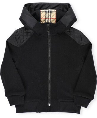 Burberry Children Monogram Quilted Panel Hooded Jacket
