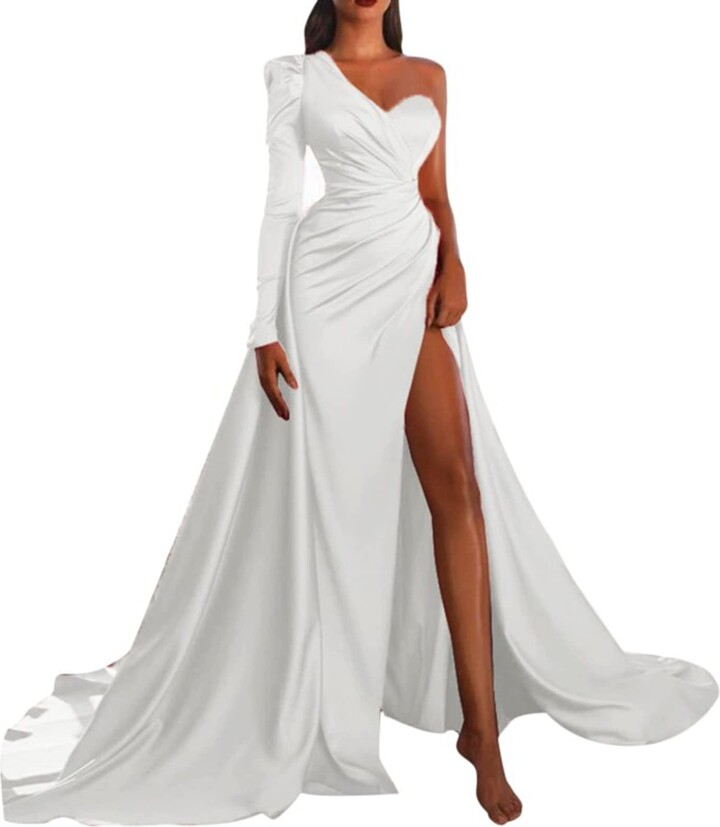 MFandy Women Off Shoulder Crystal Wedding Bridal Dress Quinceanera Ball Gowns 