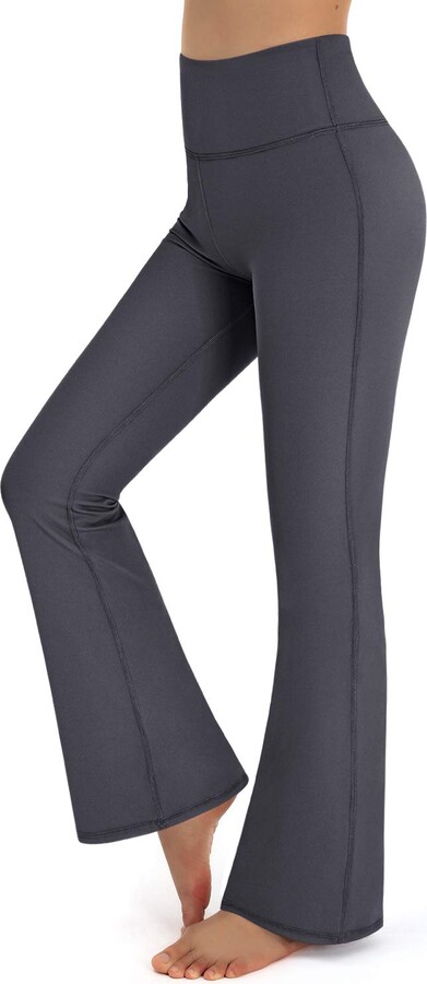 Mipaws Women's High Rise Leggings 7/8 Length Yoga Pants with Tummy