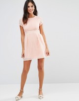 Thumbnail for your product : Wal G Mesh Skater Dress