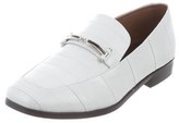 Thumbnail for your product : NewbarK Melanie Eel Skin Loafers w/ Tags White