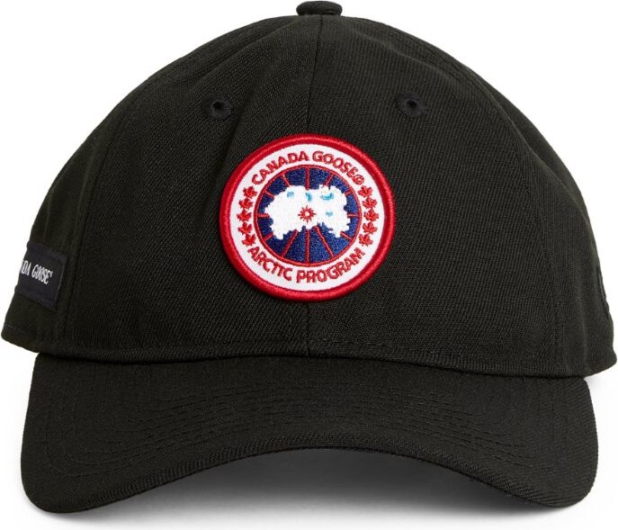 Canada Goose Wordmark embroidered-logo baseball cap - ShopStyle Hats