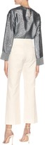 Thumbnail for your product : Stella McCartney Cotton-blend trousers