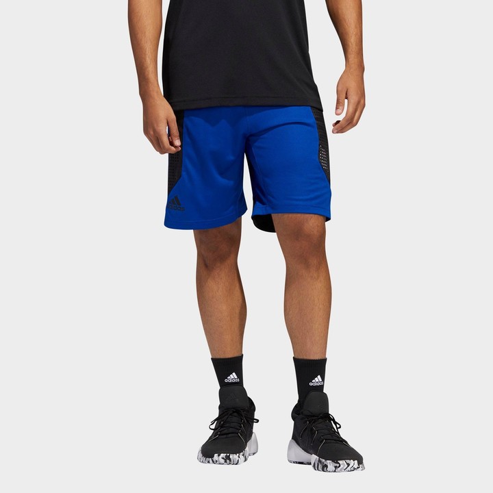 blue adidas basketball shorts