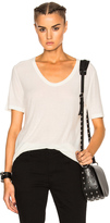 Thumbnail for your product : Alexander Wang T by Slub Classic Viscose-Blend Tee