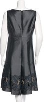 Thumbnail for your product : Lela Rose Embellished Sleeveless Dress