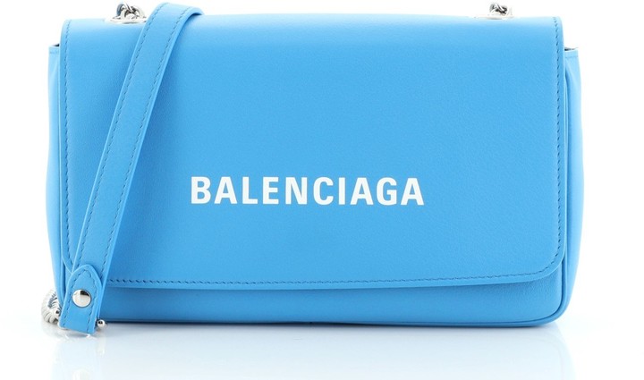 Balenciaga Everyday Chain Wallet Leather Small - ShopStyle Bags