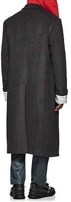 Cmmn Swdn Men's Ruben Wool Double-Breasted Topcoat - Charcoal