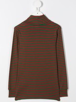 Thumbnail for your product : Gucci Children Logo-Print Striped Top