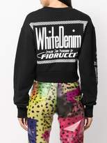 Thumbnail for your product : Fiorucci Graphic Print Cropped Sweatshirt