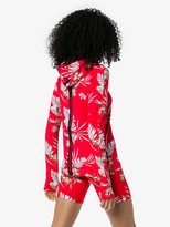 Thumbnail for your product : Paco Rabanne Jungle Print Hooded Top