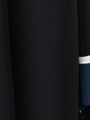 Derek Lam 10 Crosby Asymmetrical Hem Dress With Contrast Binding
