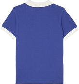 Thumbnail for your product : Moncler Contrasting collar cotton polo shirt 4-14 years