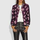 Thumbnail for your product : Coach Forest Floral Jacquard Varsity Jacket