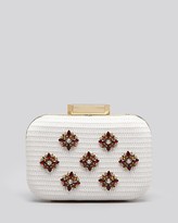 Thumbnail for your product : Badgley Mischka Clutch - Gilly Raffia