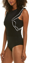 Thumbnail for your product : Monique Lhuillier Ml Ruffle Bodysuit