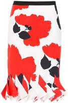 Thumbnail for your product : Reinaldo Lourenço floral pencil skirt