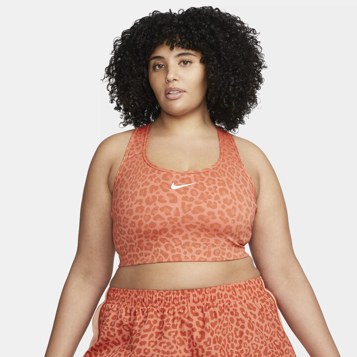 Nike Women's Swoosh Medium-Support Non-Padded Printed Sports Bra