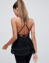 Thumbnail for your product : KENDALL + KYLIE Baby Doll Crochet Top