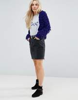 Thumbnail for your product : ASOS Petite Cardigan In Crop With Loop Stitch