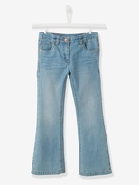 Thumbnail for your product : Girls NARROW Waist Bootcut Jeans - bleached denim, Girls | Vertbaudet