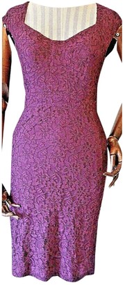 Diane von Furstenberg purple Lace Dresses