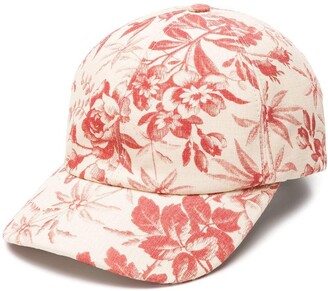 Gucci Floral print baseball cap - ShopStyle Hats