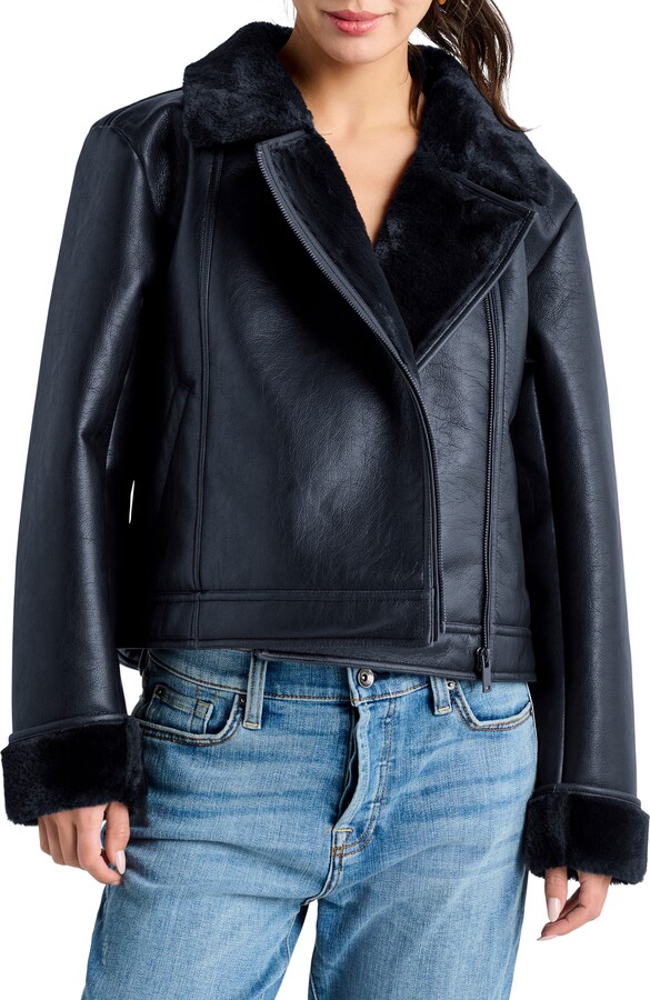 Shearling Leather Jacket | ShopStyle