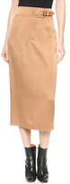 Thumbnail for your product : Wes Gordon Buckled High Waist Pencil Skirt