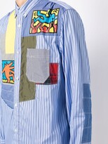 Thumbnail for your product : Junya Watanabe Multicolour Patchwork Striped Shirt