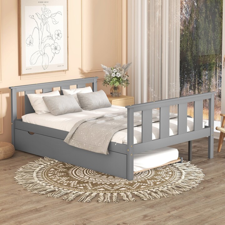 Platform Bed with Pull Out Trundle ShopStyle