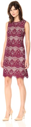 Adrianna Papell Women's Scalloped Lace