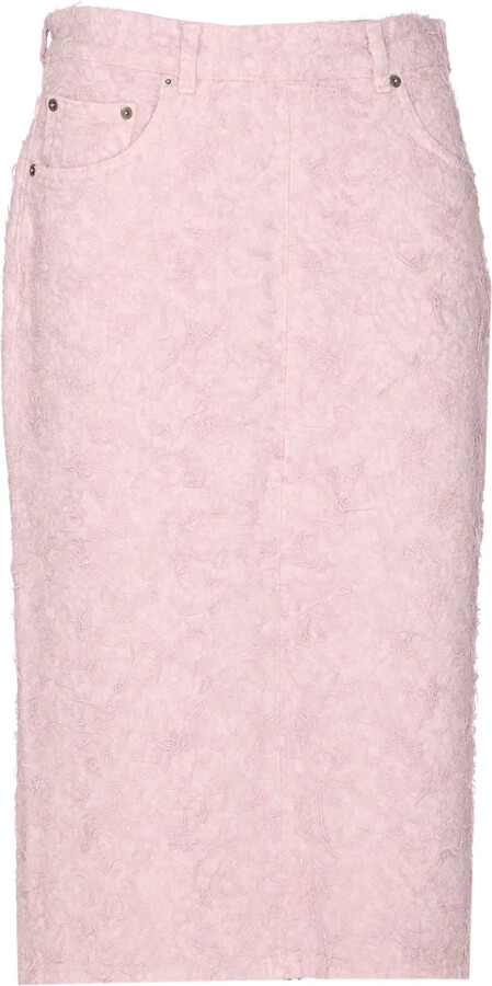 Women's Pink Denim Skirts ShopStyle