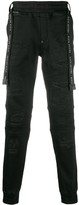 Thumbnail for your product : Philipp Plein Embroidered Skull Jogging Jeans
