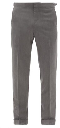 Caruso Macbeth Wool-blend Twill Suit Trousers - Grey