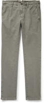 Thumbnail for your product : Incotex Slim-fit Stretch-cotton Trousers - Gray