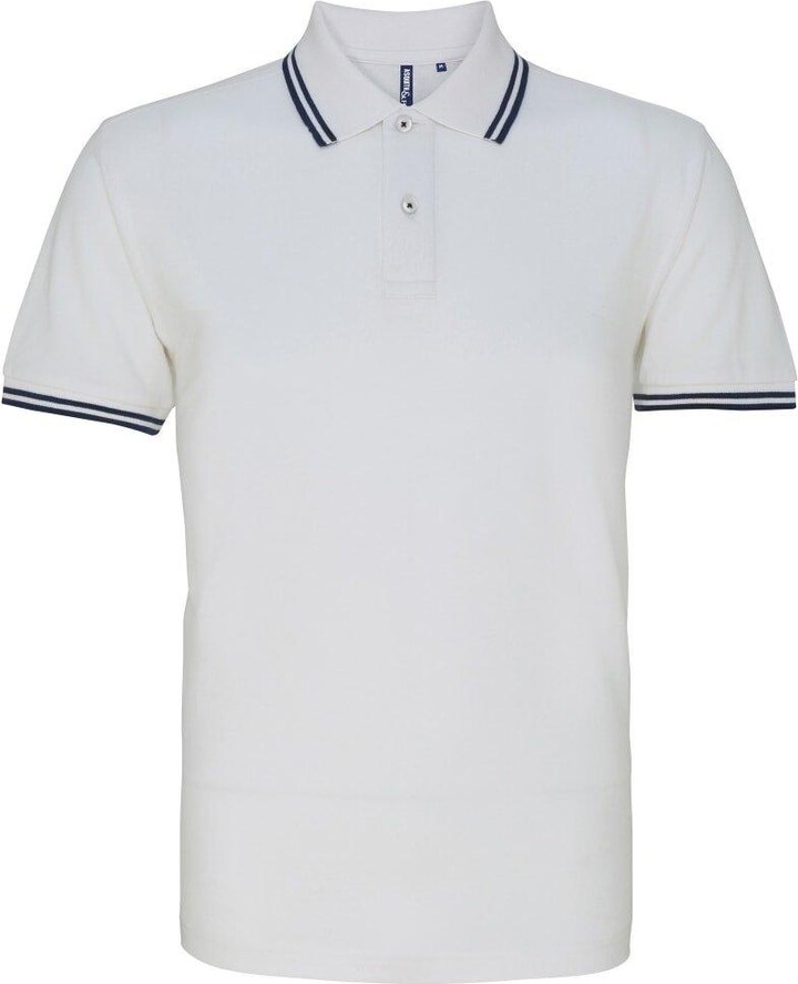 Asquith & Fox Classic Fit Tipped Polo Shirt - ShopStyle