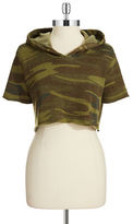Thumbnail for your product : Alternative Apparel ALTERNATIVE Camouflage Cropped Tee