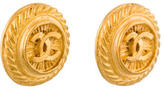 Thumbnail for your product : Chanel CC Medallion Earrings