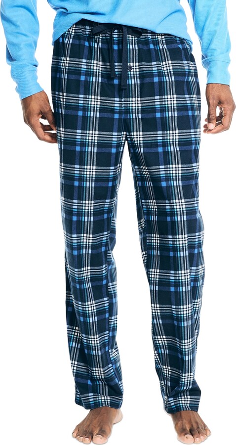 Monogrammed Garnet Seersucker Pajama Pants