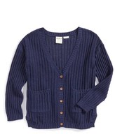 Thumbnail for your product : Roxy 'Lazy Weekend' Cable Knit Cardigan (Toddler Girls, Little Girls & Big Girls)
