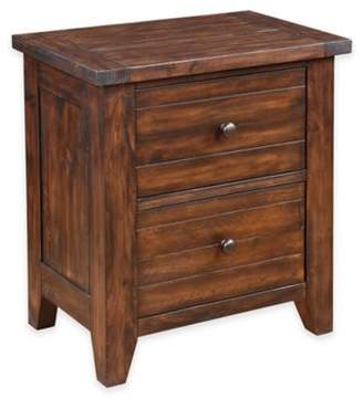 Sra Home Products SRA Home Cally Nightstand in Antique Mocha