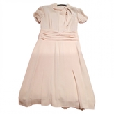 Thumbnail for your product : Luisa Beccaria Beige Silk Dress