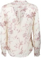 Thumbnail for your product : Forte Forte Ruffled Floral Print Shirt