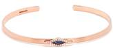 Thumbnail for your product : Diane Kordas Diamond, Sapphire & Rose Gold Evil Eye Cuff - Womens - Rose Gold