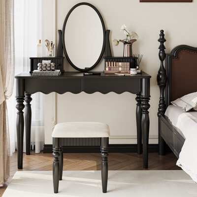 parkerlees Solid wood vintage multi-functional desk dresser