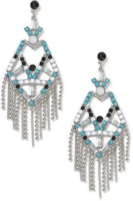 Miss Selfridge Bright bead statement earrings