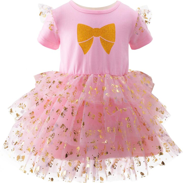 Bow Tulle Tutu Dress
