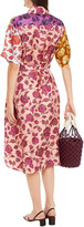 Thumbnail for your product : Zimmermann The Lovestruck Patchwork Floral-print Silk-twill Midi Shirt Dress